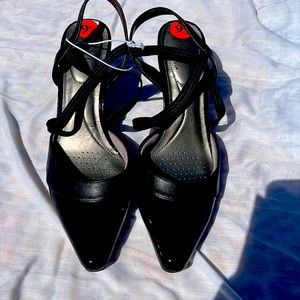 BNWT Life stride heels with straps